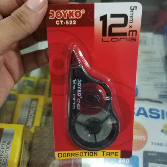 

CORRECTION TAPE CT - 522 JOYKO / TIP EX KERING / KERTAS