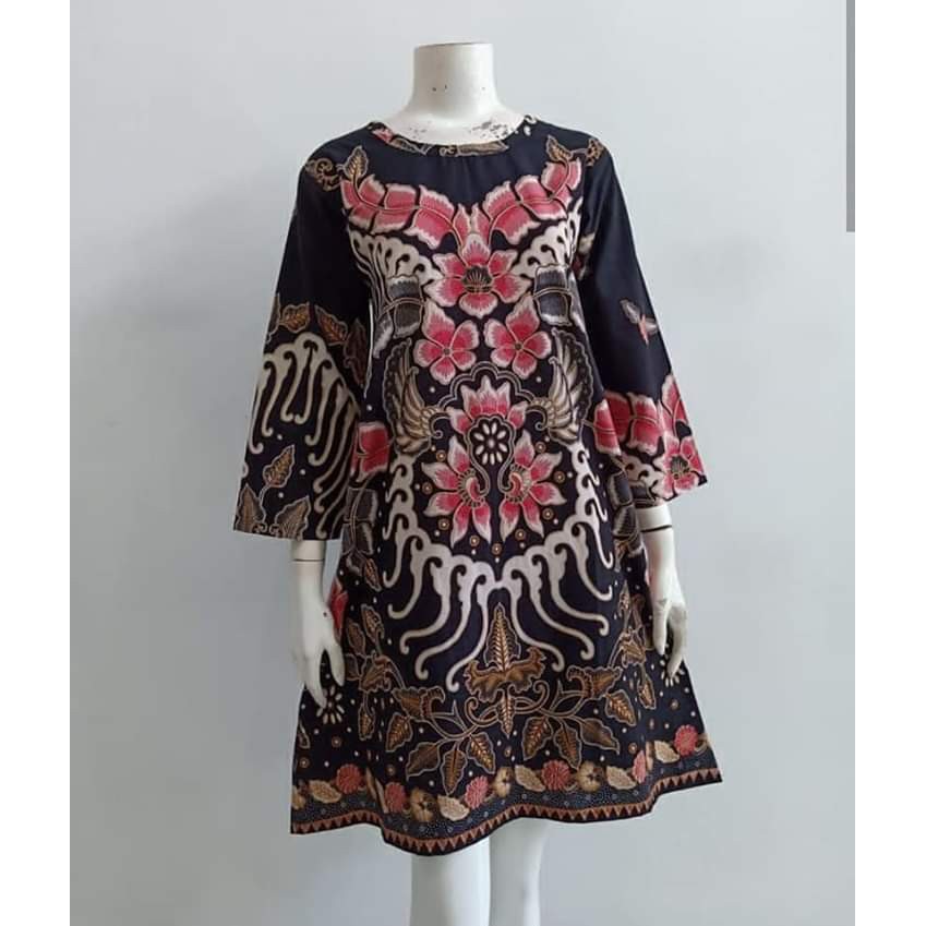 Khusyairi81  batik NAUFAKENCANA-batik tunik-atasan wanita-batik kantor-premium batik-batik premium