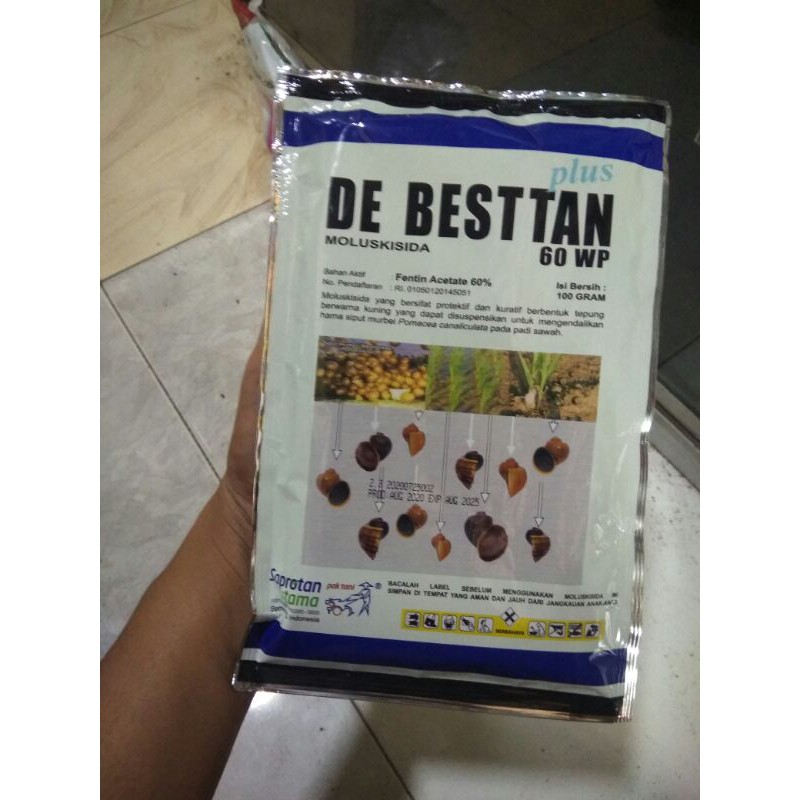 DE BESTAN 60WP 100GRAM // DE BESTAN OBAT KEONG SAWAH