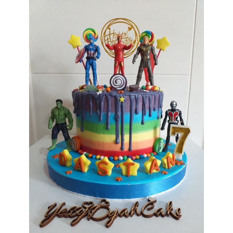 

CAKE CREAM FONDANT AVANGERS
