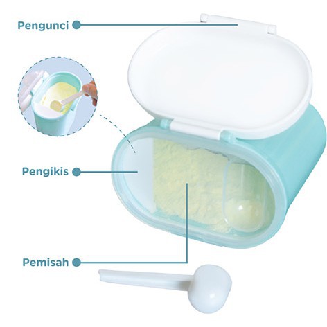 Toples Susu Bubuk Bayi Baby Safe / Milk Container BPA Free