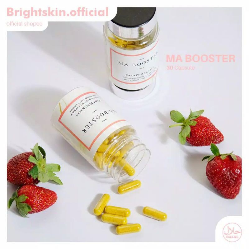 PROMO WHITENING BOOSTER -  PEMUTIH BADAN SUPLEMEN PEMUTIH BADAN GLUTATHIONE & COLLAGEN PRIA WANITA