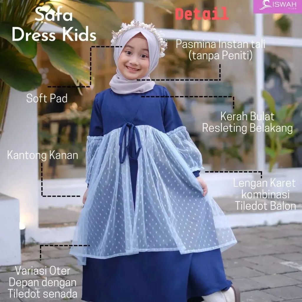 Gamis Anak Pesta Perempuan Gamis Tile Gamis Kondangan Gamis anak pesta Baju Anak Perempuan Gamis Remaja Gamis Modern Dress Anak Perempuan FH25