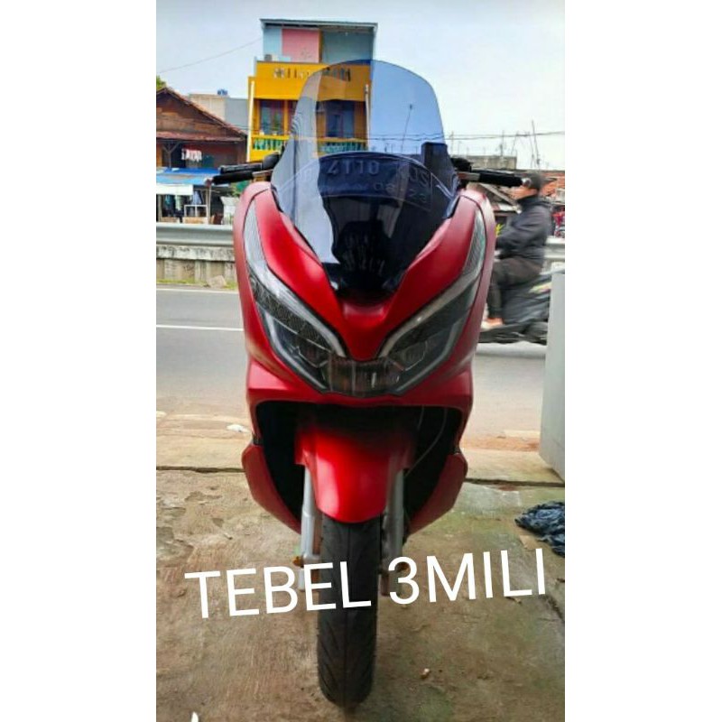 WINDSHIELD PCX 150 LOKAL MODEL TINGGI 60CM
