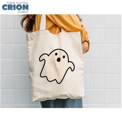 Totebag Halloween series blacu Bisa Custom Printing Nama / logo / kata