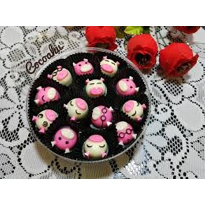 

coklat praline karakter pig toples 250 gram