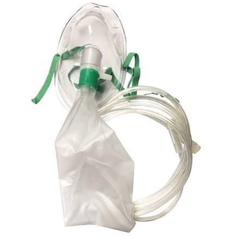 Non Rebreathing Mask / Masker Oksigen Reservoir Dewasa GEA Kantung Sungkup