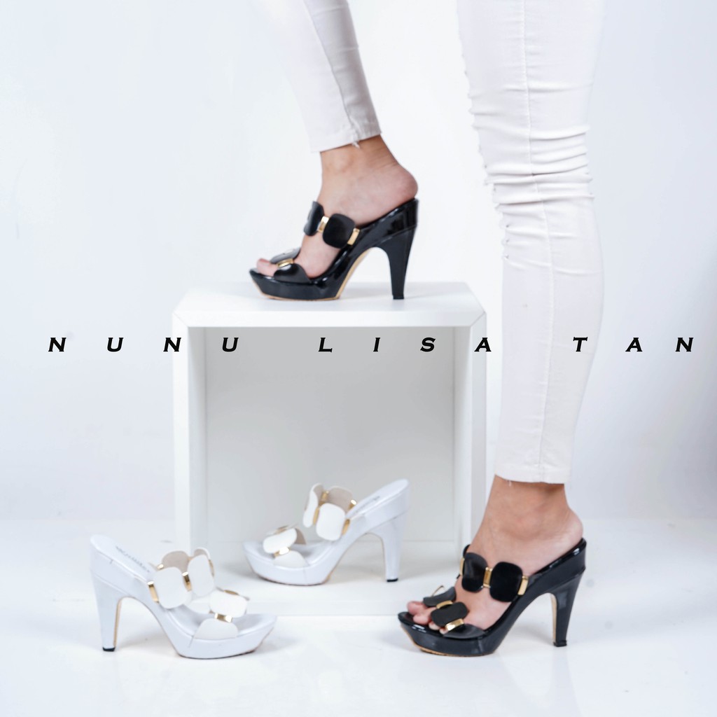 NunuLisaTan High Heels Murah BALOK BALOK