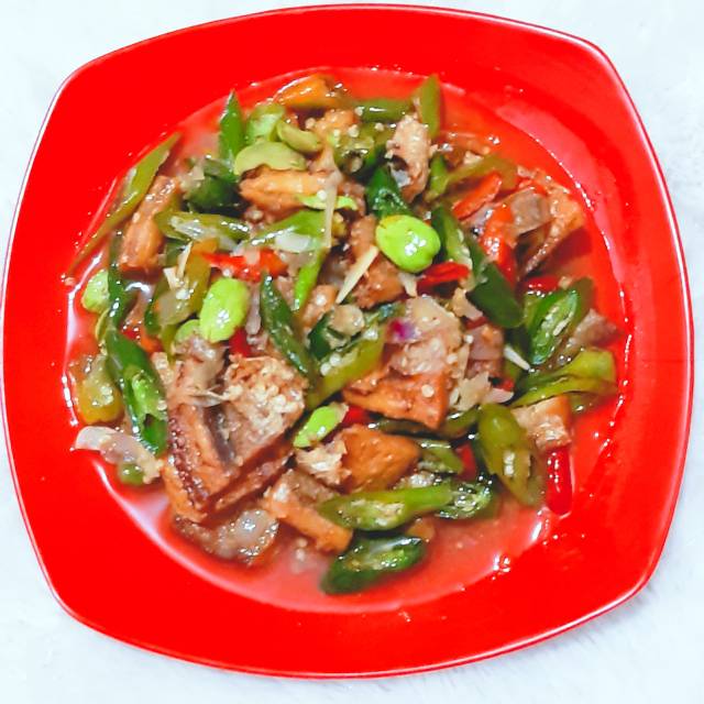 

Ikan Asin Kacang Cabe Ijo