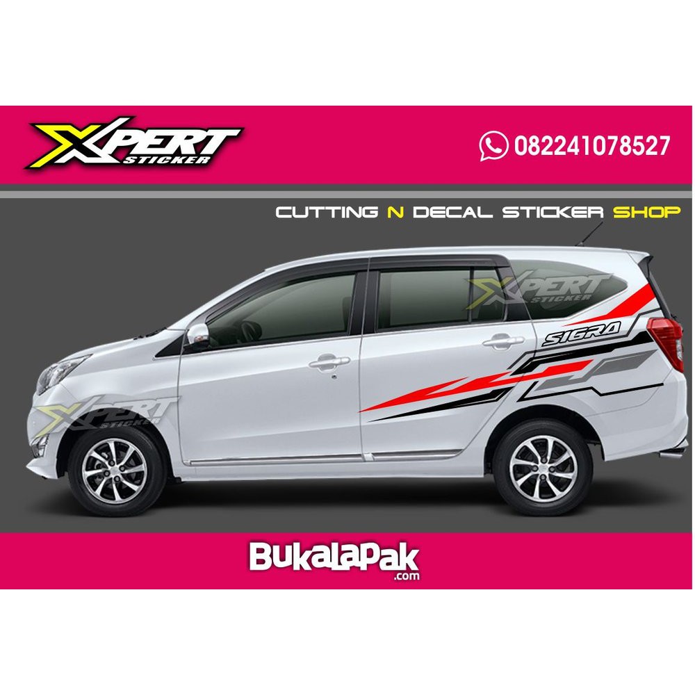 CUTTING STICKER SIGRA CALYA STIKER SIGRA CALYA STRIPING MOBIL CALYA SIGRA Shopee Indonesia