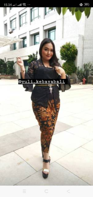 Kebaya Bali Modern Lengan Lonceng | kebaya kondangan wisuda