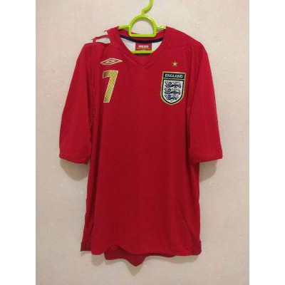 Promo Beckham England Jersey England 2006 2008 Diskon