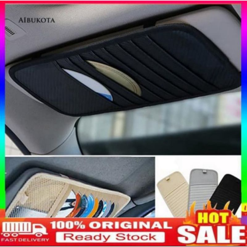 CD DVD BAG SUN VISOR INTERIOR MOBIL CD DVD DISC ORGANIZER