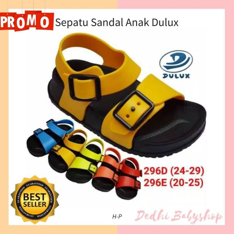 Sandal Anak Laki-Laki Perempuan Sepatu Sandal DULUX 296ESize 20-29 Usia 1-4 Tahun