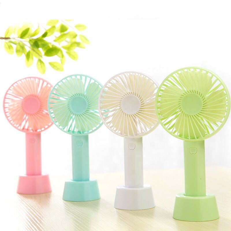 Handy Mini Fan WARNA POLOS Kipas Portable Mini Kipas Tangan Recharger Termurah