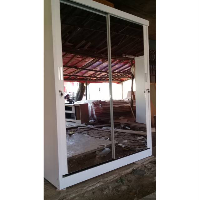 Lemari sliding 2 pintu