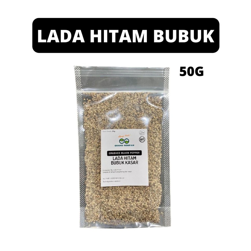 Lada Hitam Bubuk Kasar 50g