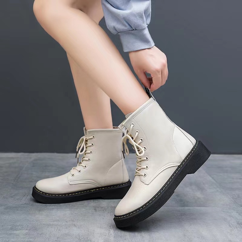 {FREE BOX} Sepatu Boots Unisex Wanita/Pria Casual Vintage - 666