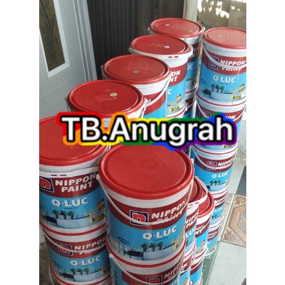 Cat Tembok QLUC 5kg Nippon Paint Kemasan 5kg Khusus Gojek/Grab Q-LUC / Q LUC / 4.5Kg / Cat Murah