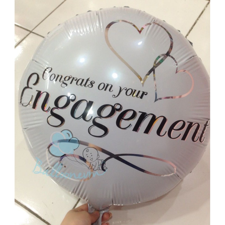 Balonfoil Engagement / Tunangan / Lamaran / Tingjing