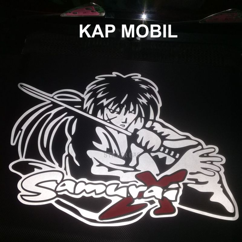 stiker cutting~ stiker mobil model samurai x stiker samurai X stiker body mobil stiker kaca belakang mobil anti air dan tahan panas