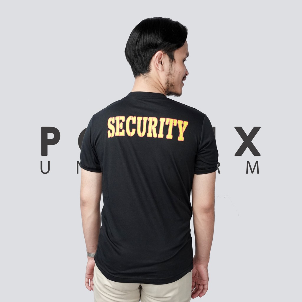 Kaos Dalam Dinas Security / Satpam Tangan Pendek Warna Coklat Hitam Navy Model Slimfit