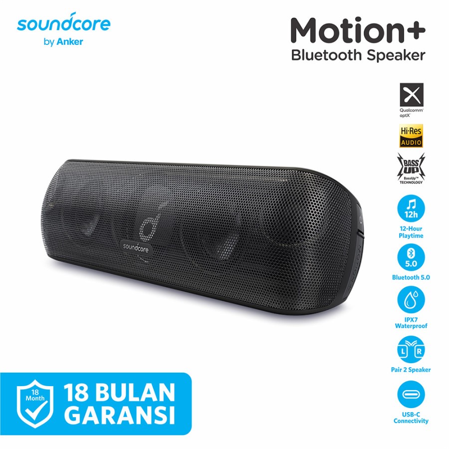 ANKER Soundcore Motion+ Plus Portable Bluetooth Speaker