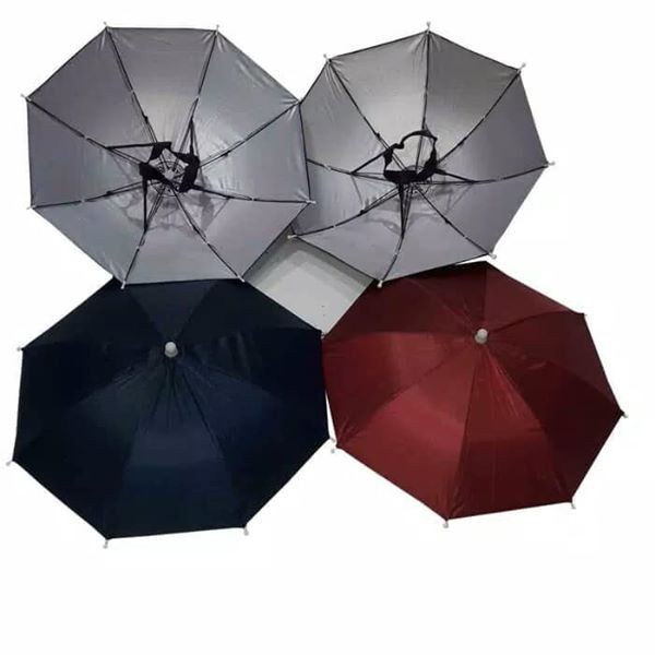 COD PAYUNG TOPI KEPALA / PAYUNG KEPALA / TOPI PAYUNG MULTIFUNGSI /