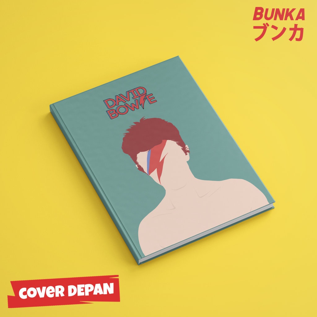 

Notebook 80's Band David Bowie 3 Hardcover A5 Buku Tulis Catatan Notes Agenda Planner Jurnal