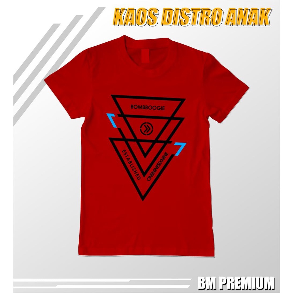 KAOS BOOMBOGIE ORIGINAL/KAOS DISTRO PREMIUM KIDS MOTIF 13 BUAT PEMILIHAN WARNA KAOS ADA DI VARIASI