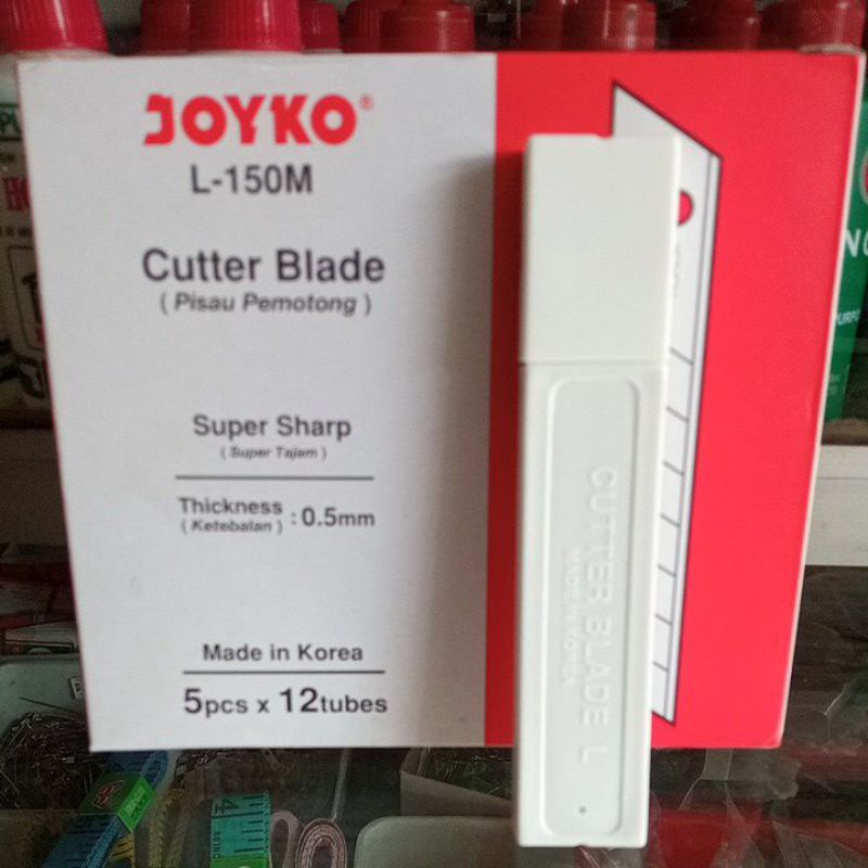 

Isi ulang pisau cutter Joyko L-150 (per tube)