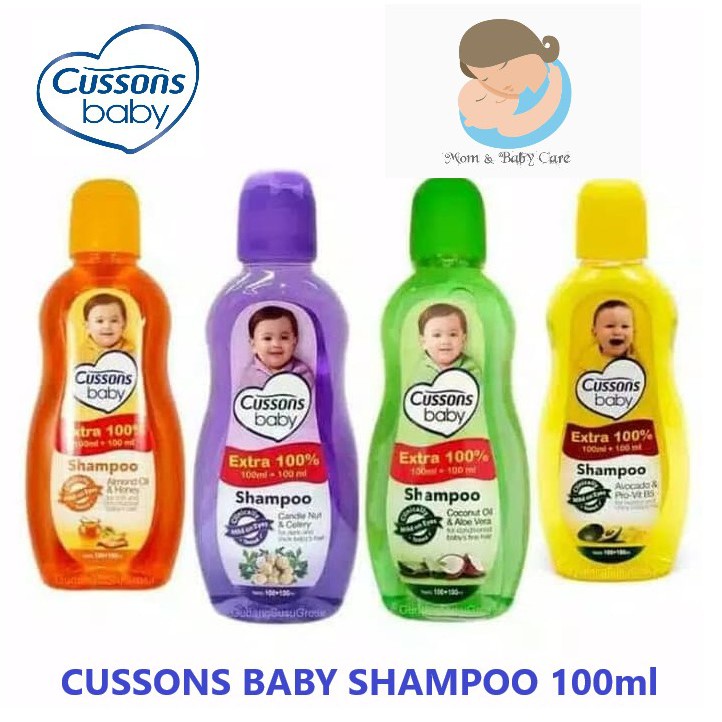 CUSSONS BABY SHAMPOO / 100ml+100ml / CUSSON SAMPO HEMAT/ ISI EXTRA