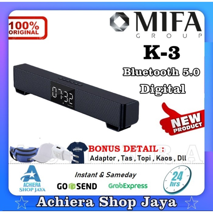 Speaker Bluetooth Xiaomi Soundbar Mifa K3 Stereo Original