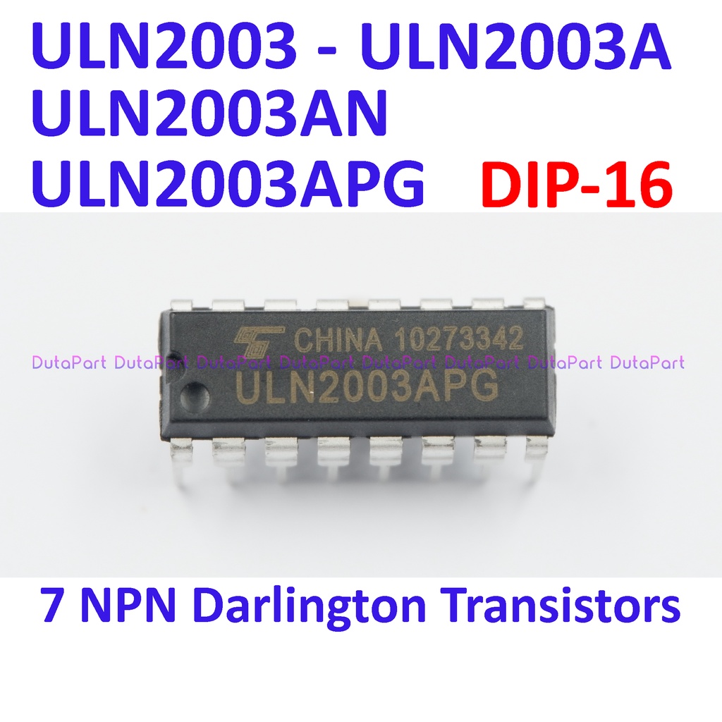 ULN2003AN ULN2003A ULN2003 ULN2003APG NPN Darlington Transistor DIP-16