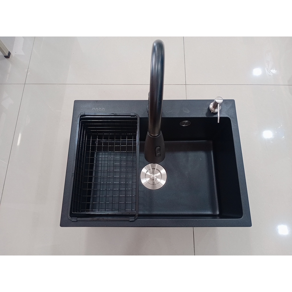 Kitchen Sink Granit ONAN 6146 Dark Black
