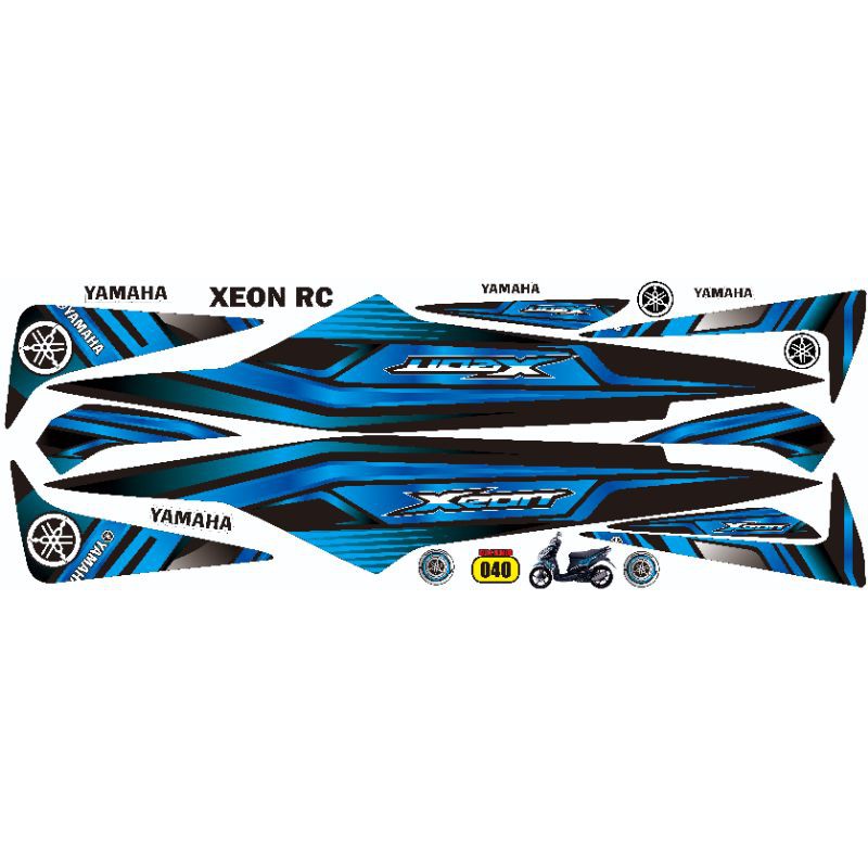 striping xeon rc / decal xeon rc / sticker yamaha xeon rc
