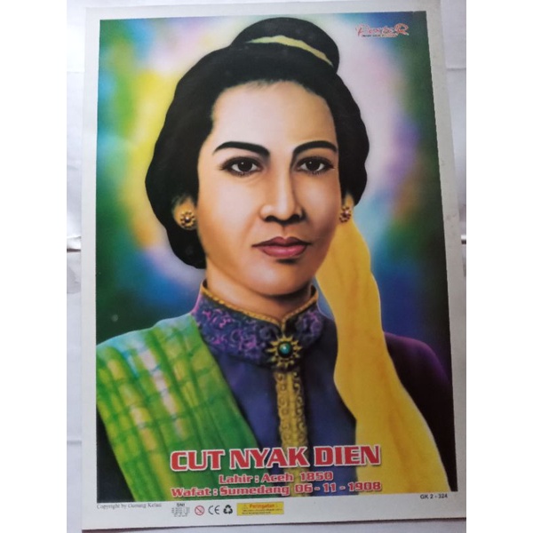 poster pahlawan Cut Nyak Dien