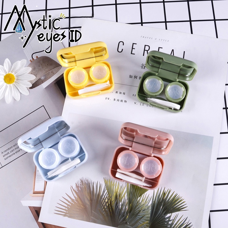 MYSTICEYES 3D Fruit Softlens Case / Case Soflens / Kontak Lensa Case Motif Buah 3D