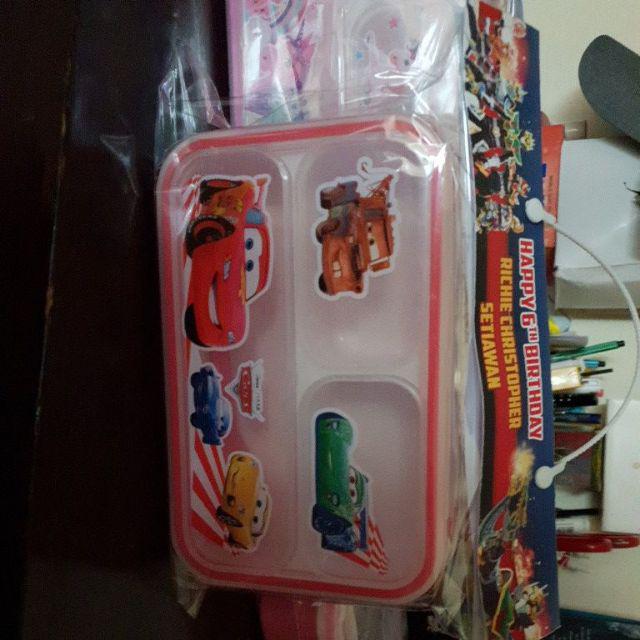 Lunch Box Sekat 2 Stainless Anti Tumpah Karakter 9003