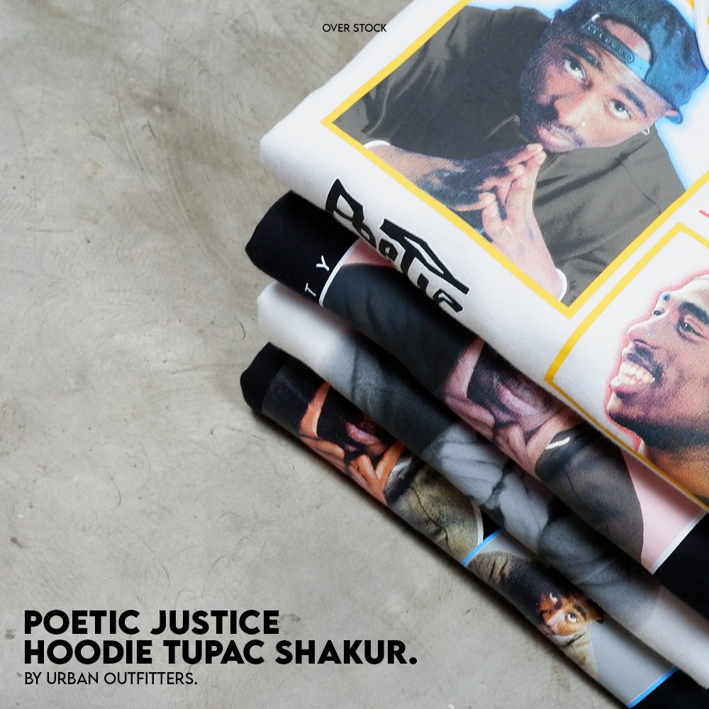Poetic Justice Hoodie Tupac by Urban Outfitters