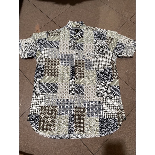 KEMEJA BATIK SALT N PEPPER SECOND