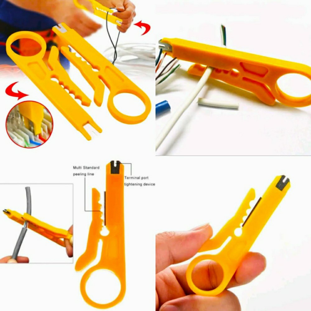 Z191 | Pengupas Kabel / Pemotong Kabel / Tang Rotary Wire Stripper / Alat Kupas Kulit Kabel