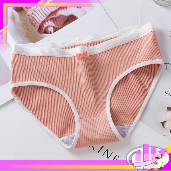 CELANA DALAM WANITA CD UNDERWEAR CEWEK POLOS LIST PUTIH PITA