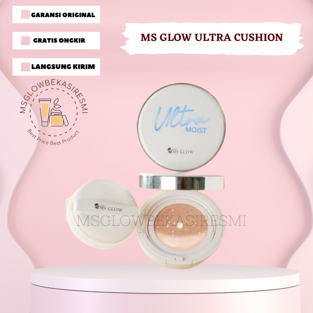 MGBR - MS GLOW BEKASI RESMI -  CUSHION MS GLOW / MOIST CUSHION MS GLOW - cushion ms glow - cushion m