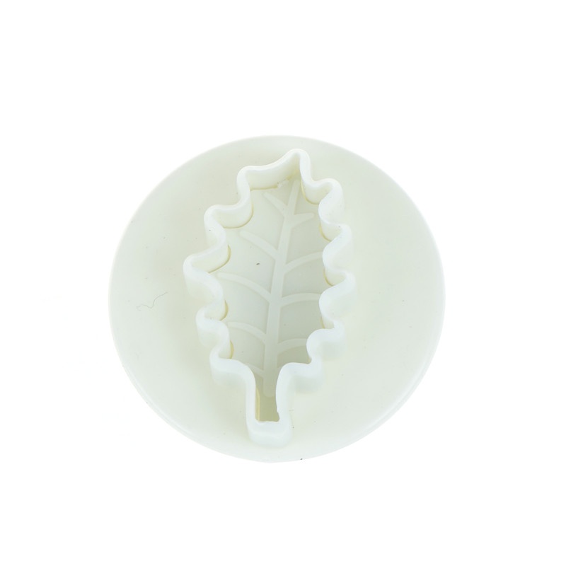 3pcs Cetakan Pemotong Adonan Kue Fondant Desain Daun Untuk Dekorasi