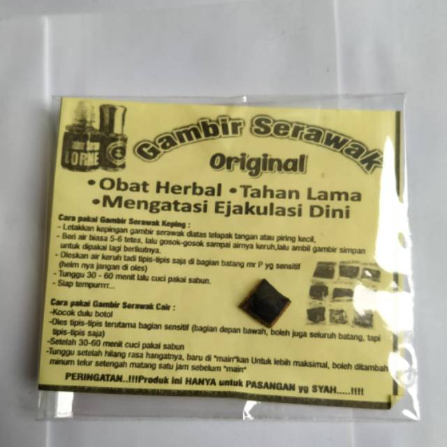 Asli obat-oles-Gambir Siam serawak