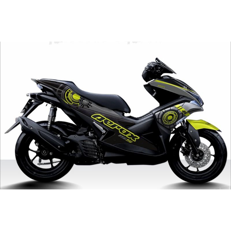 Decal aerox 155 full body laminasi glossy dn doff Striping motor aerox 155 Stiker variasi motor