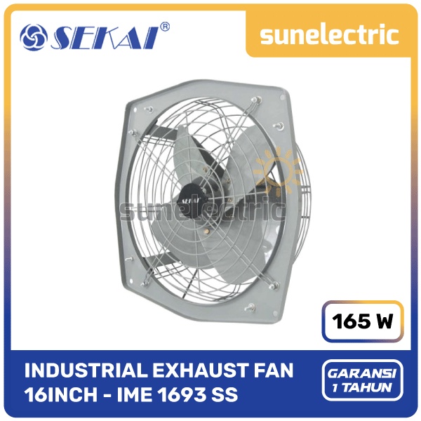 Sekai IME 1693 NS Exhaust Fan Industrial Kipas Angin Exhaust Industri 16" /16 Inch / 40 cm IME1693NS