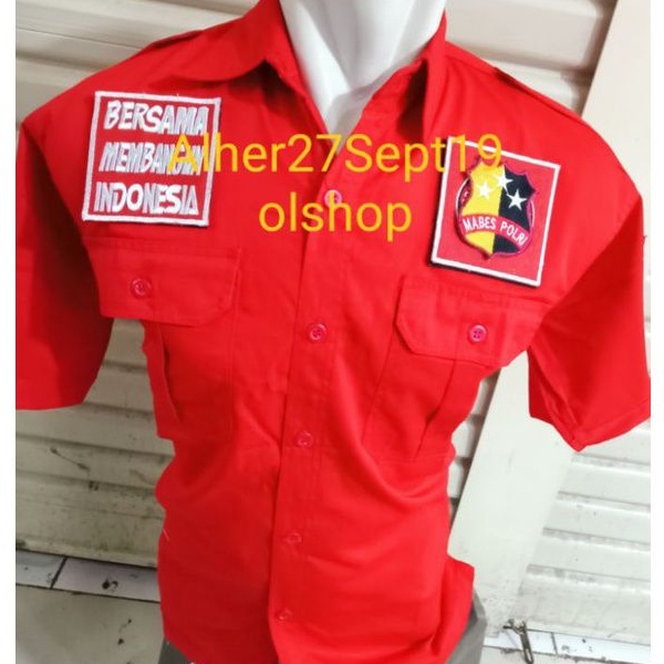 kemeja mabes polri baju mabes polri banyak pilihan warna seragam mabes polri