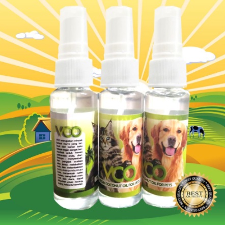 VCO SPRAY 30 - Obat Jamur Scabies Untuk Kucing Anjing Minyak VCO Virgin Coconut Oil for Cat Dog